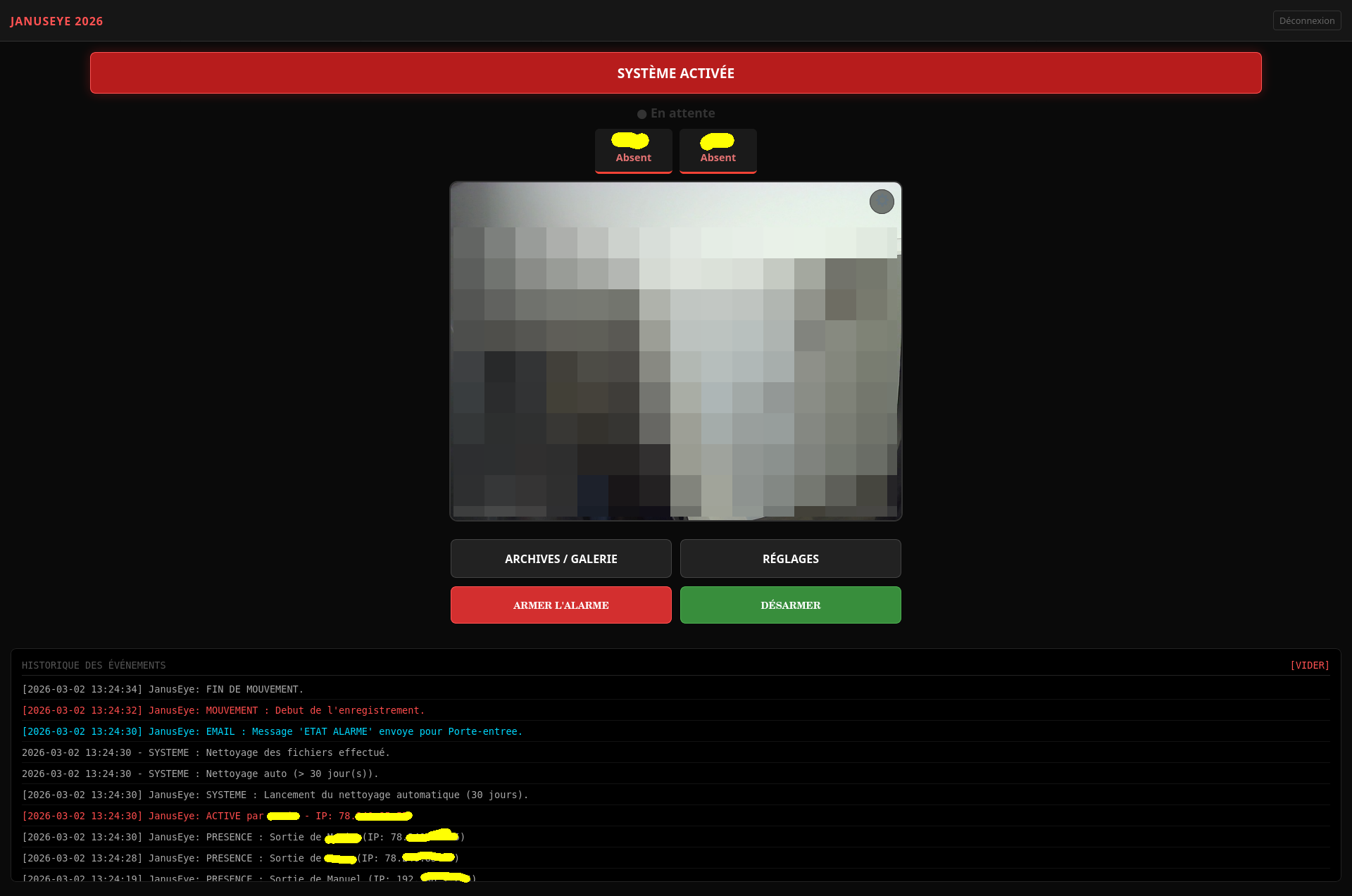 Le Dashboard